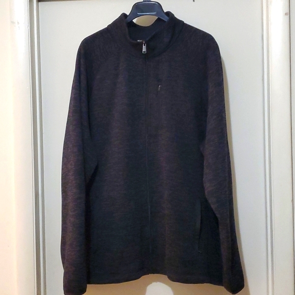 Swiss Tech Men's Softshell Jacket Full Zip Charcoal Gray/Black Size 2XL - Picture 1 of 8